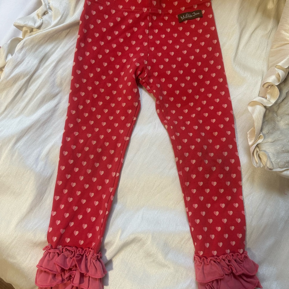 Matilda Jane Pants with hearts